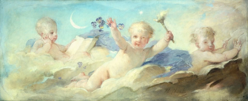 Charles Joshua Chaplin - Putti tra le nuvole